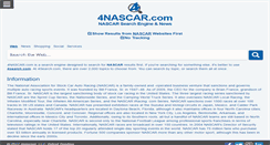 Desktop Screenshot of 4nascar.com