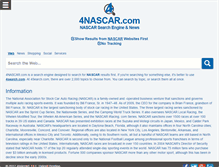 Tablet Screenshot of 4nascar.com